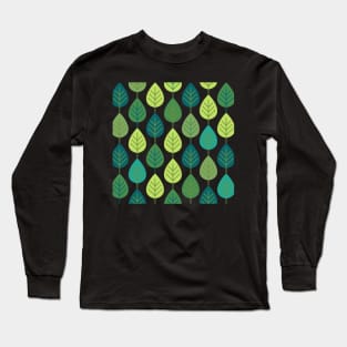 Tree Leaves Long Sleeve T-Shirt